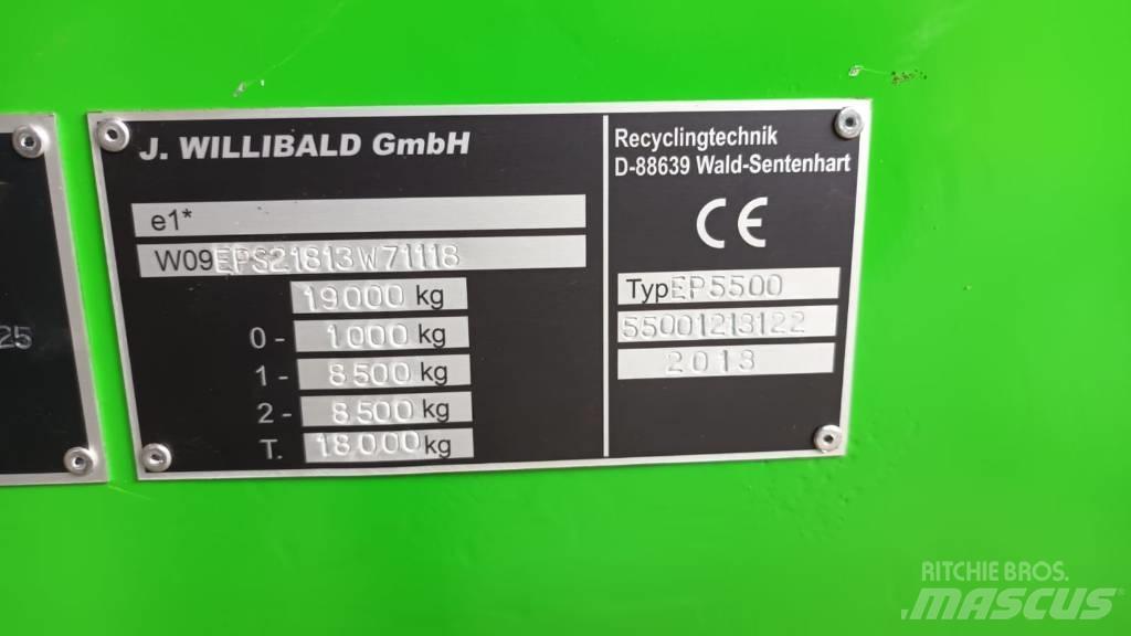 Willibald EP 5500 Ağaç parçalayıcılar