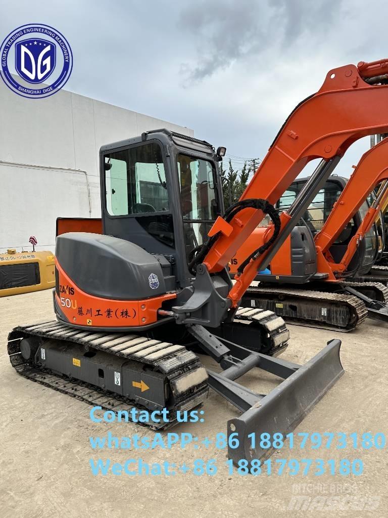 Hitachi ZX 50 U Mini ekskavatörler, 7 tona dek