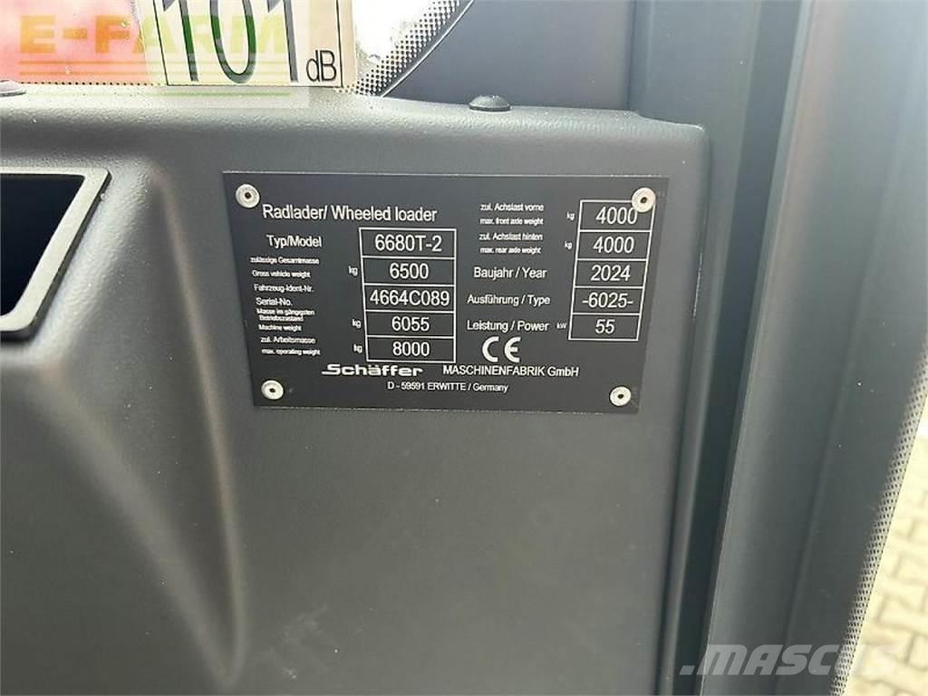 Schäffer 6680 t-2 Tarimsal teleskopik yükleyiciler