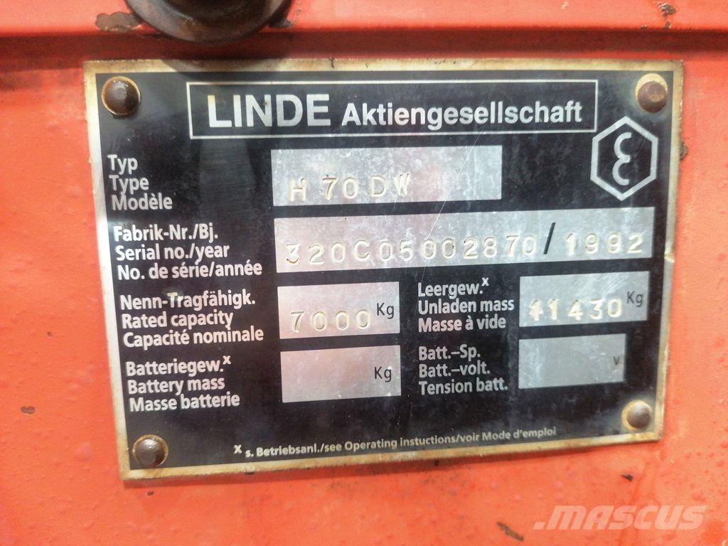 Linde H70DW Dizel forkliftler