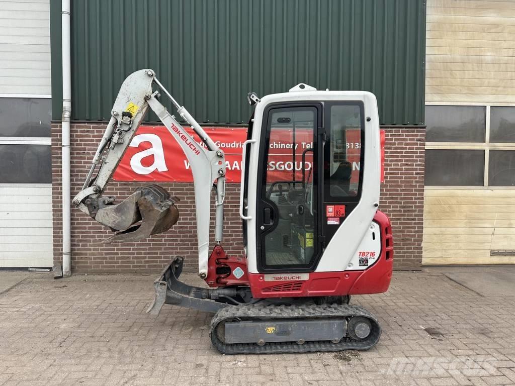Takeuchi TB216 Mini ekskavatörler, 7 tona dek