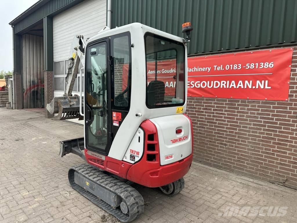 Takeuchi TB216 Mini ekskavatörler, 7 tona dek