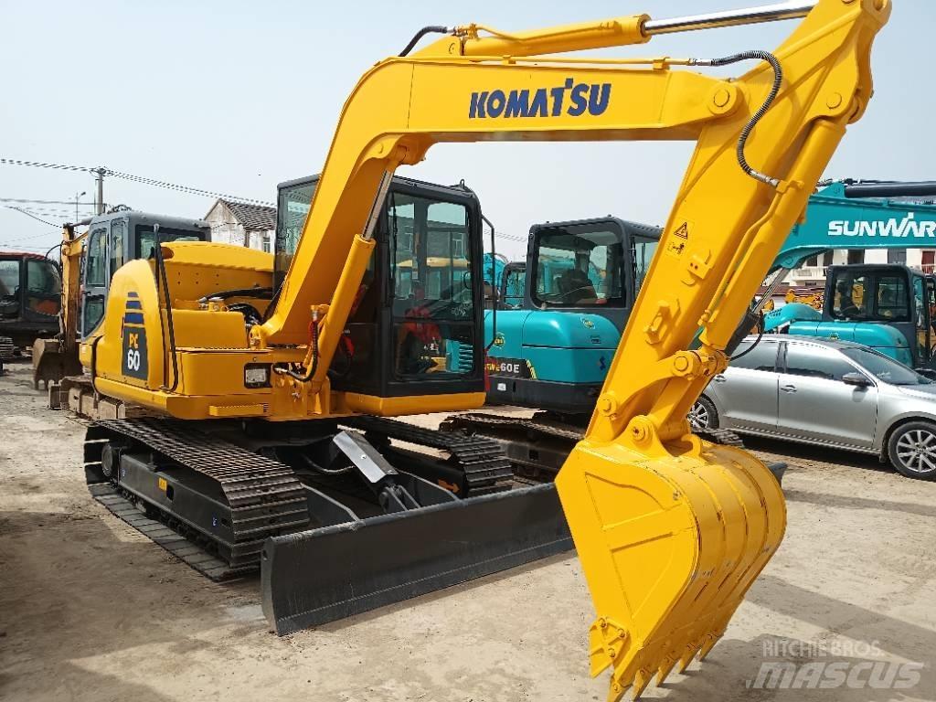 Komatsu PC 60 Mini ekskavatörler, 7 tona dek