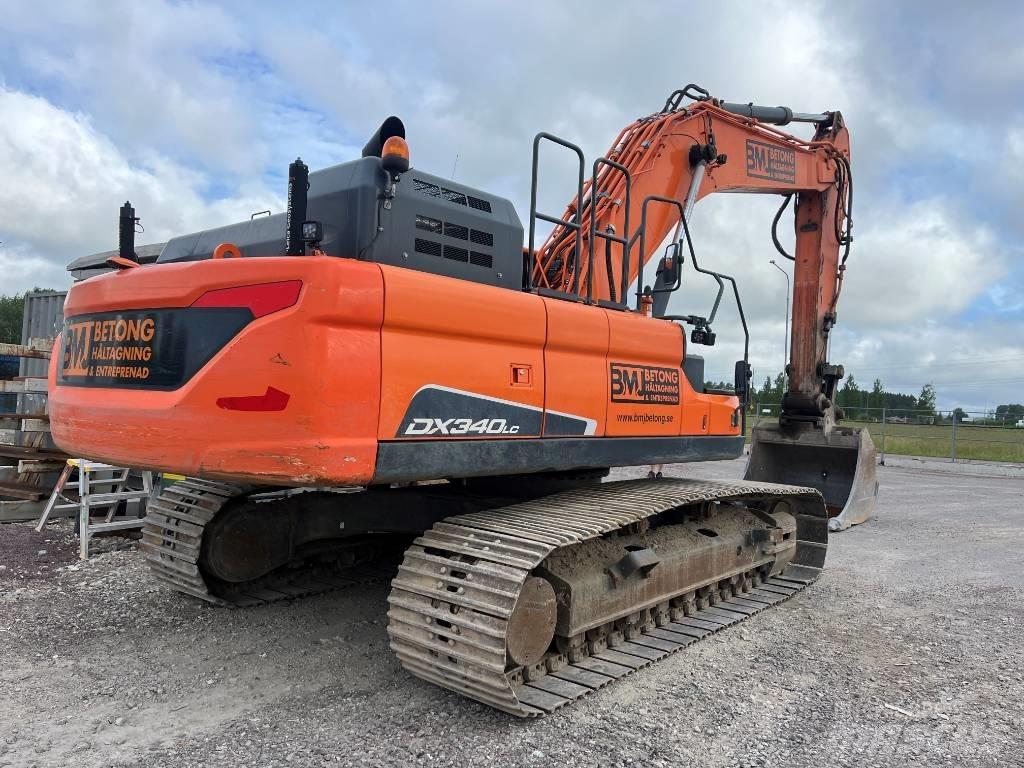 Doosan DX 340 LC-5 Paletli ekskavatörler