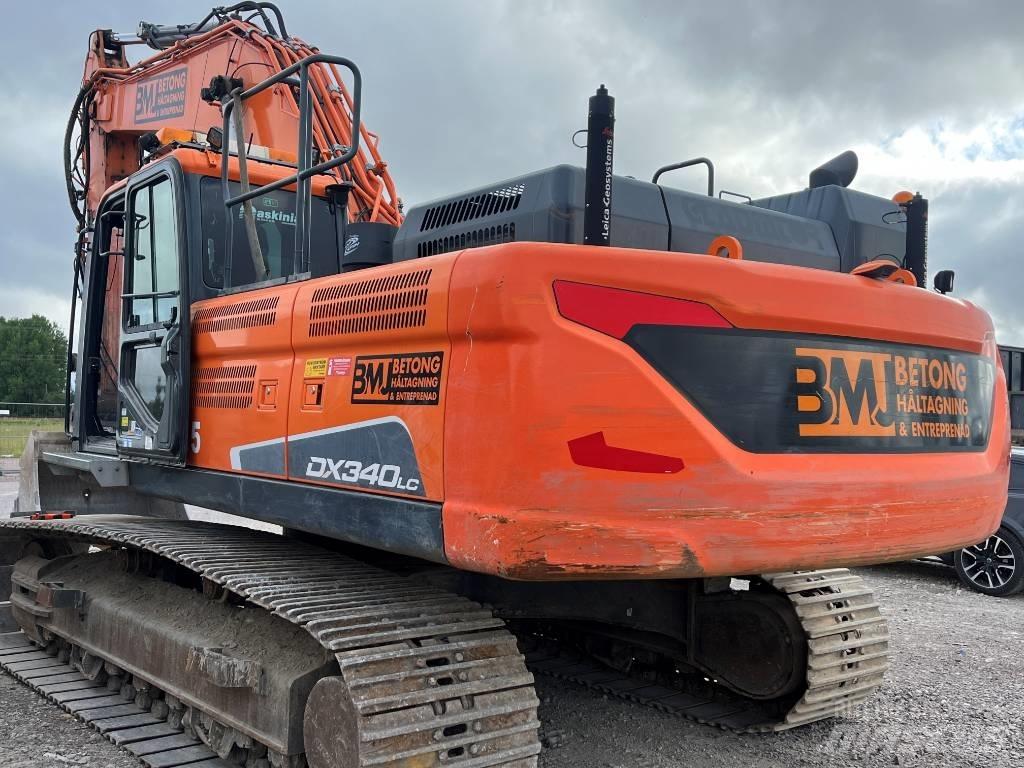 Doosan DX 340 LC-5 Paletli ekskavatörler
