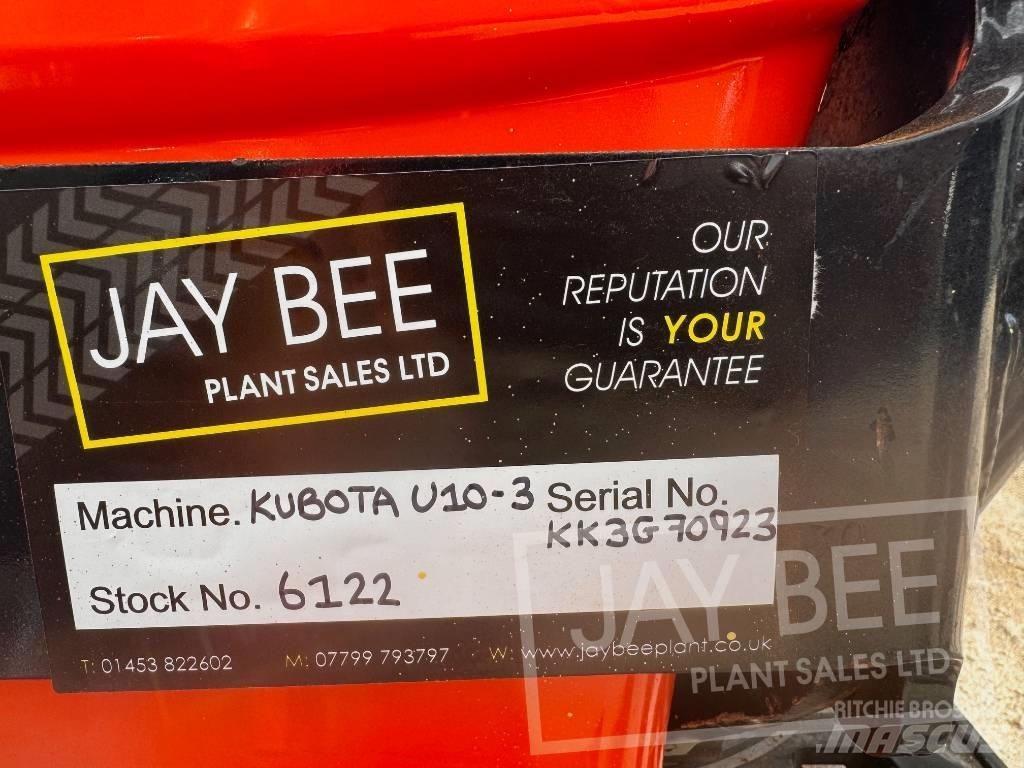Kubota U 10-3 Mini ekskavatörler, 7 tona dek