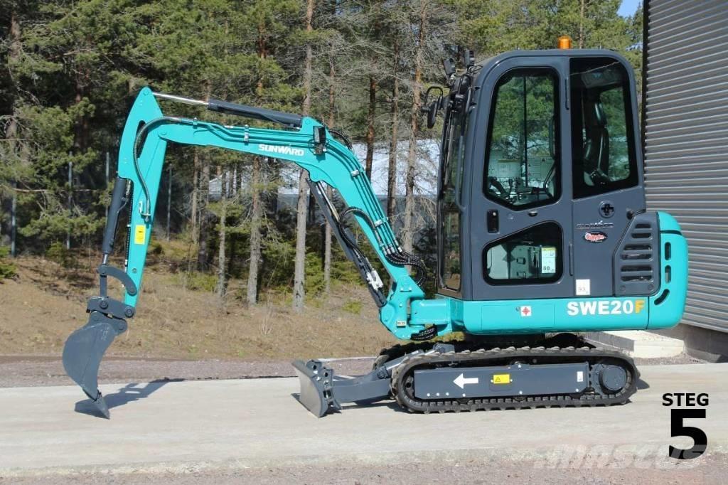 Sunward SWE 20 F Mini ekskavatörler, 7 tona dek