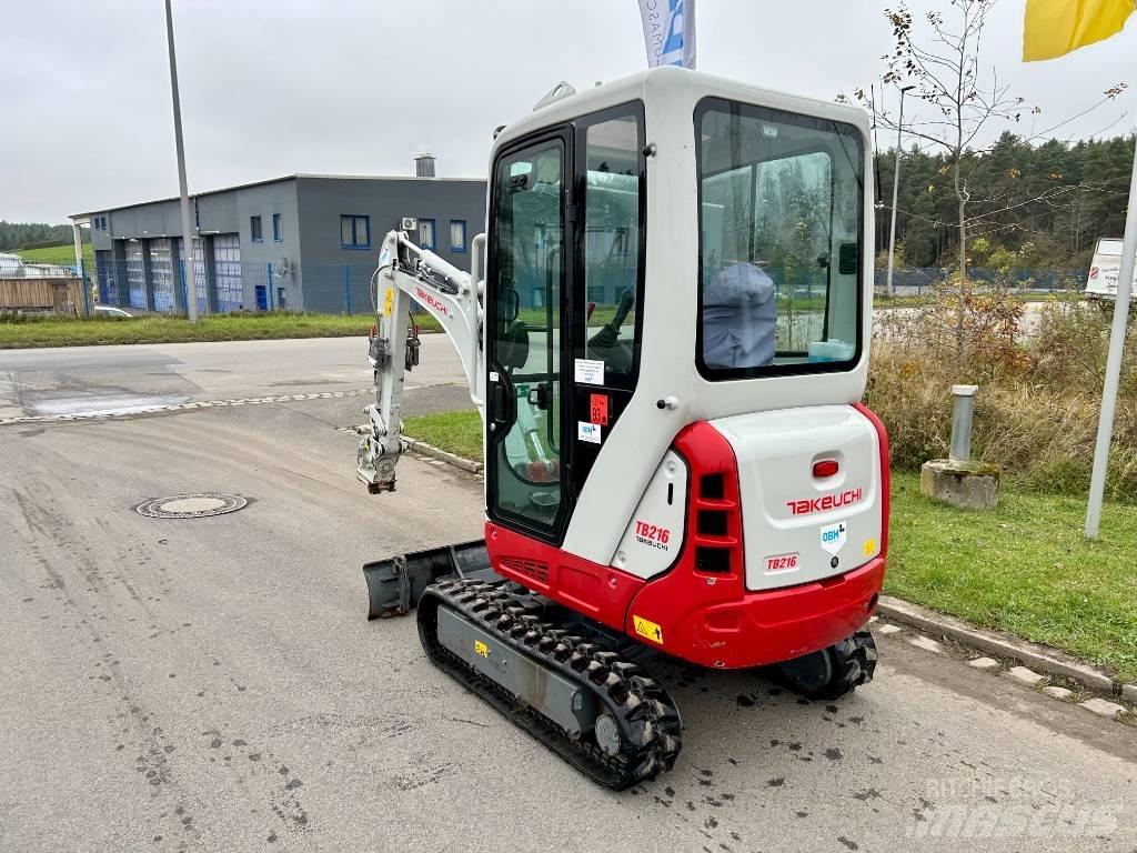 Takeuchi TB 216A V4 Mini ekskavatörler, 7 tona dek