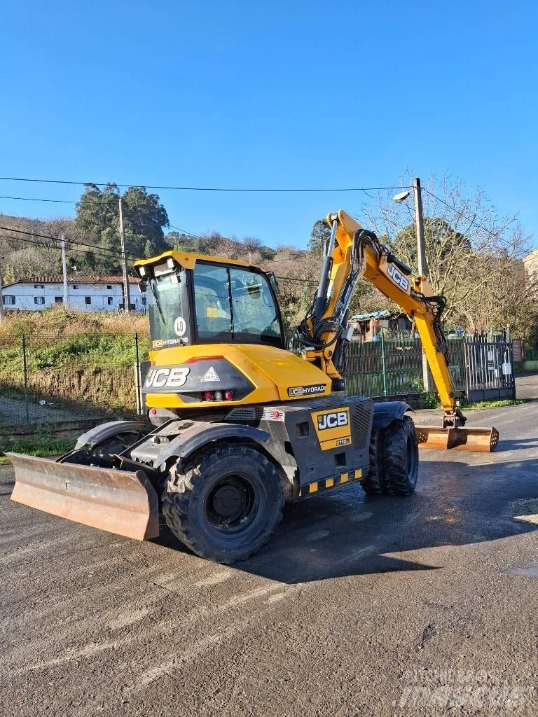 JCB Hydradig 110W Lastik tekerli ekskavatörler