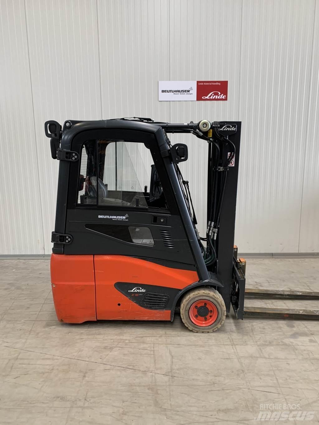 Linde E16C Elektrikli forkliftler