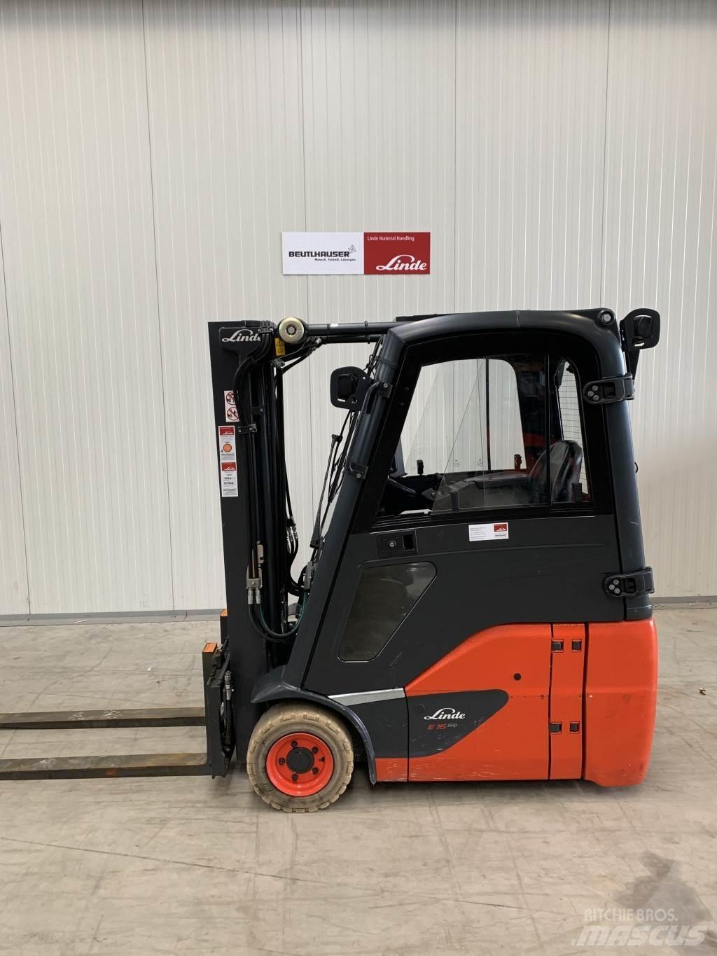 Linde E16C Elektrikli forkliftler