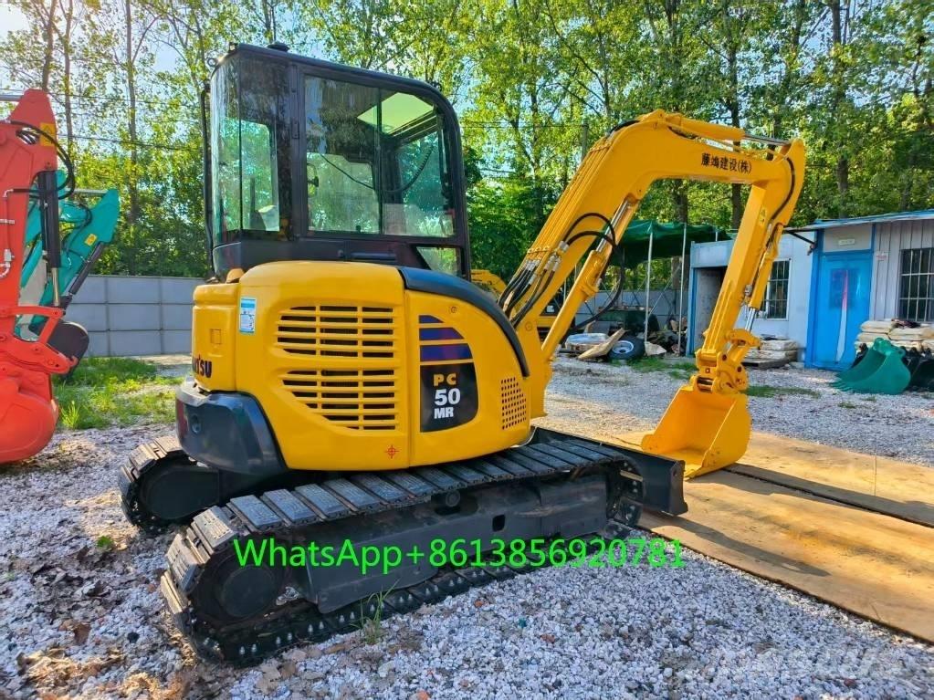 Komatsu PC 50 MR Mini ekskavatörler, 7 tona dek