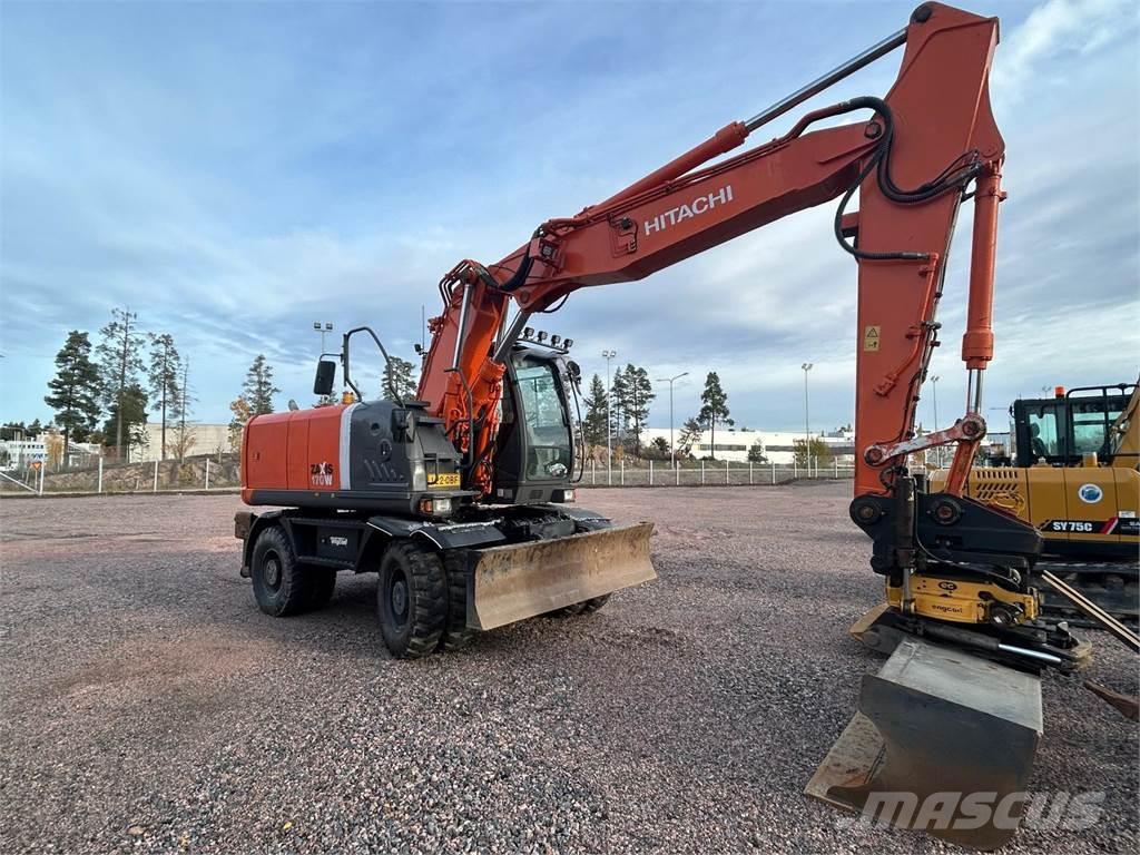 Hitachi ZX 170W-3 Lastik tekerli ekskavatörler