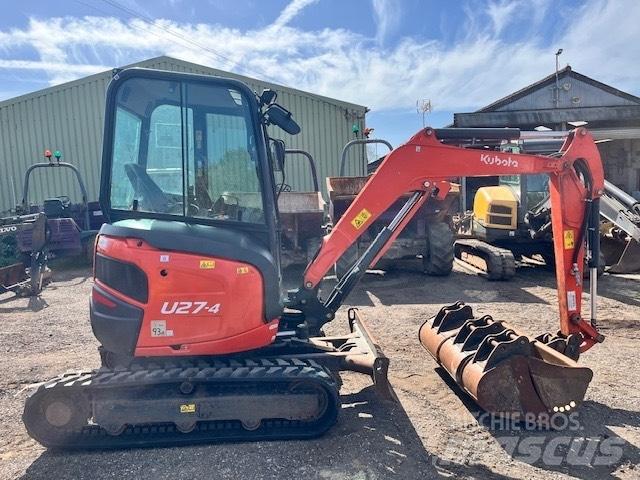 Kubota U 27-4 Mini ekskavatörler, 7 tona dek