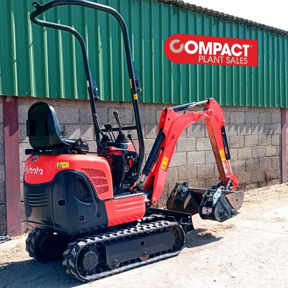 Kubota K008-3 Mini ekskavatörler, 7 tona dek