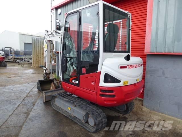 Takeuchi TB 230 Mini ekskavatörler, 7 tona dek