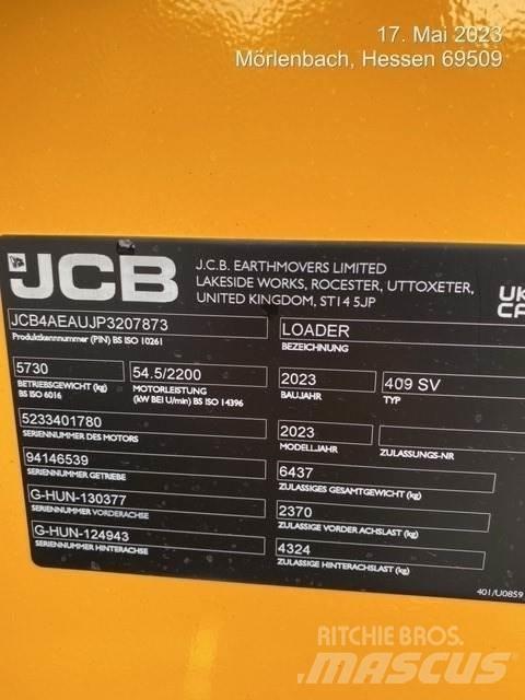 JCB 409 Tekerlekli yükleyiciler