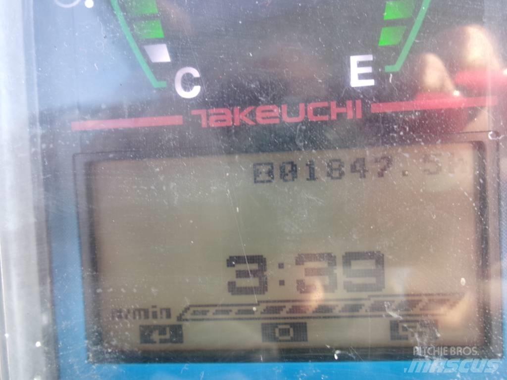 Takeuchi TB 225 Mini ekskavatörler, 7 tona dek