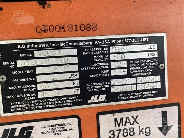 JLG 460 SJ Teleskopik personel platformları