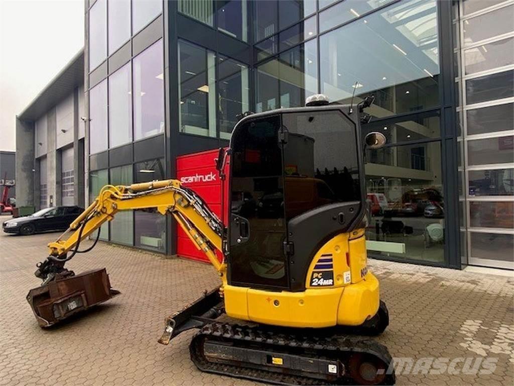 Komatsu PC24MR-5 Lastik tekerli ekskavatörler
