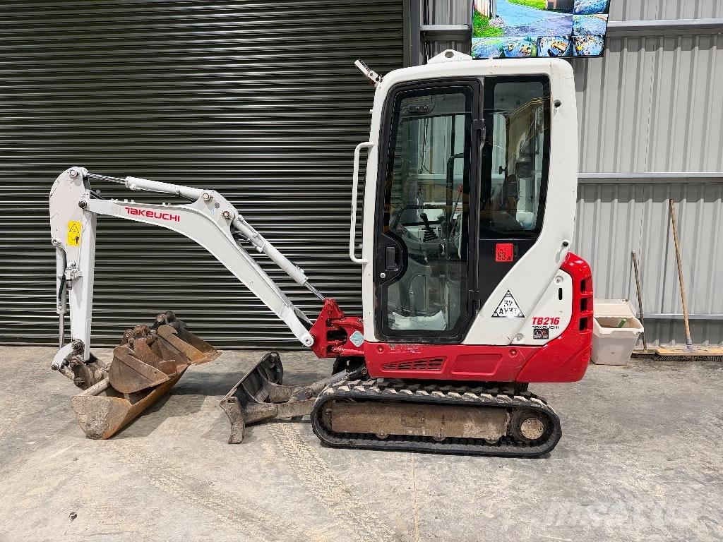Takeuchi TB 216 Mini ekskavatörler, 7 tona dek