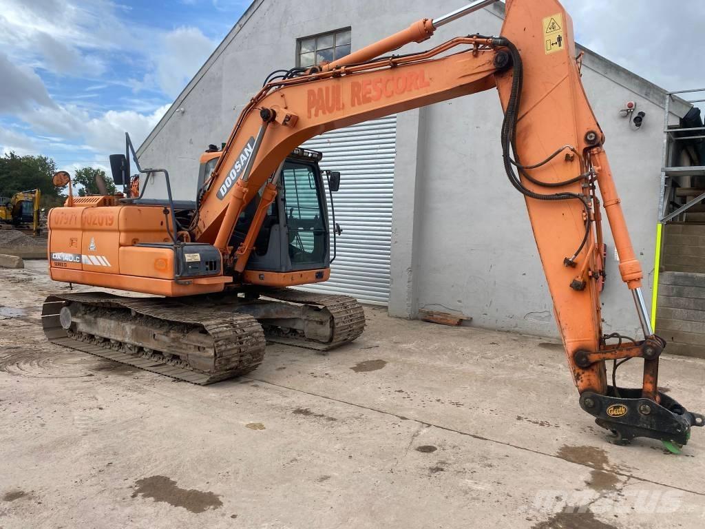 Doosan DX 140 LC-3 Paletli ekskavatörler