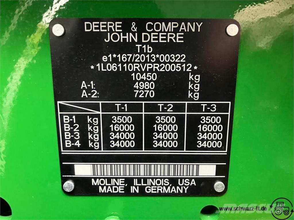 John Deere 6R 110 Traktörler