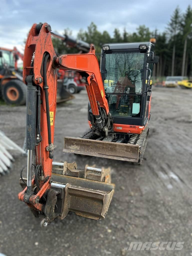 Kubota KX 027 Mini ekskavatörler, 7 tona dek