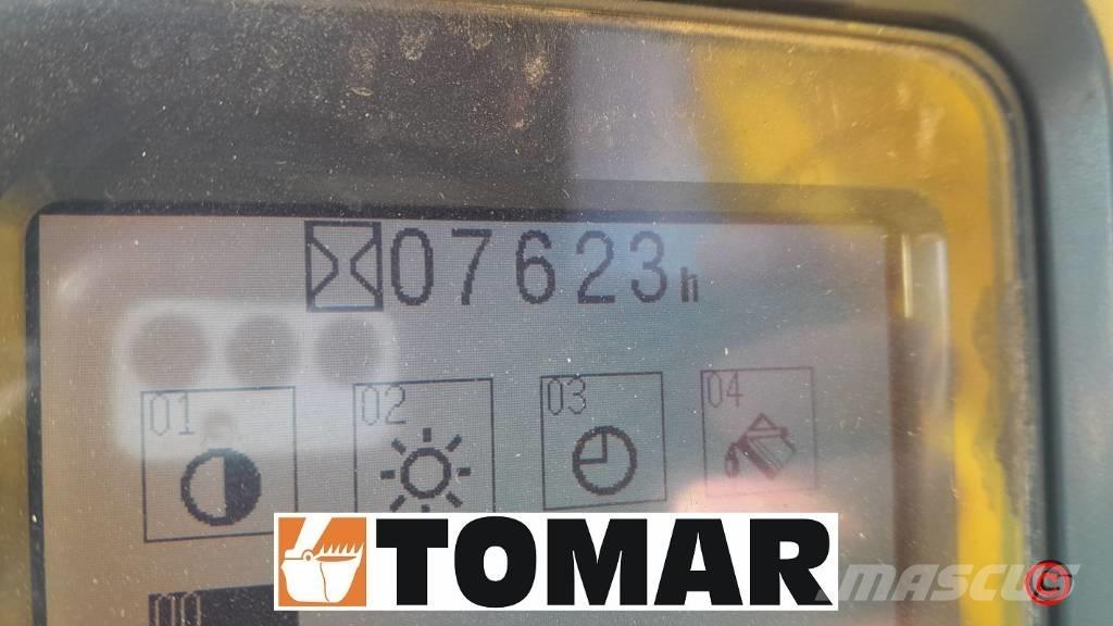 Komatsu PW 180-7 Lastik tekerli ekskavatörler