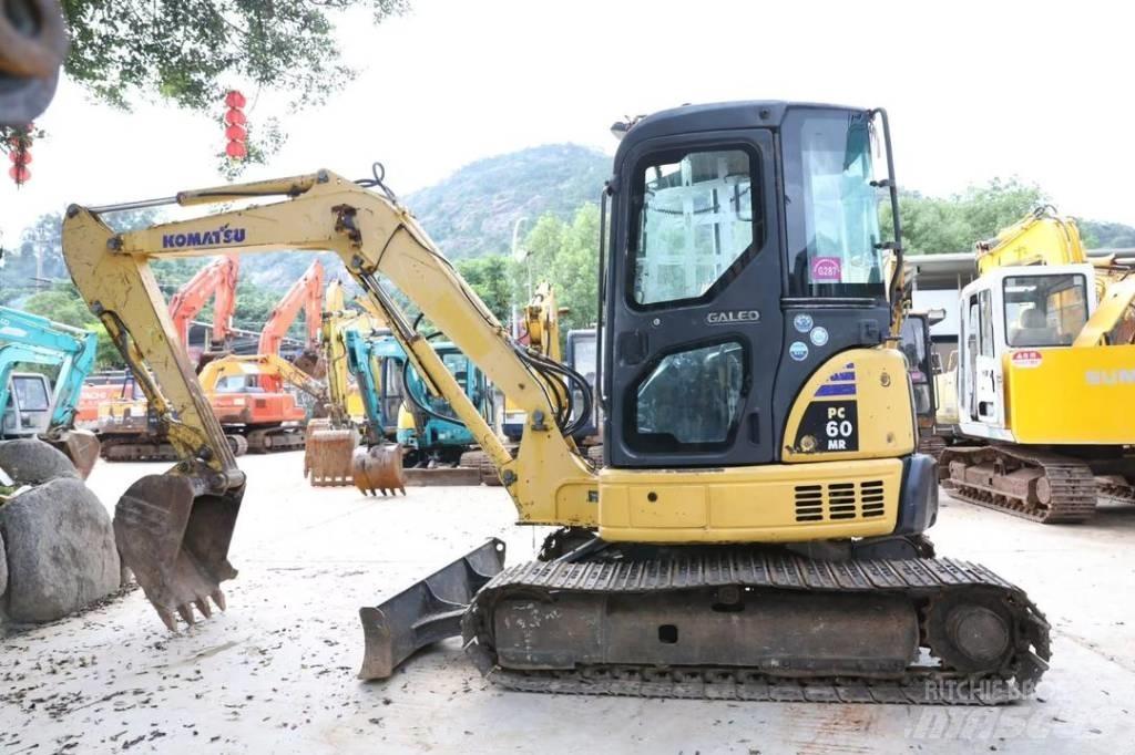 Komatsu PC 50 MR Mini ekskavatörler, 7 tona dek