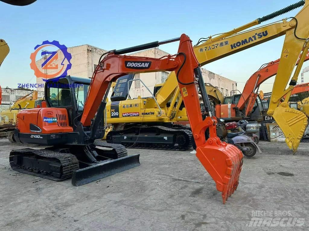 Doosan DX 60 Mini ekskavatörler, 7 tona dek