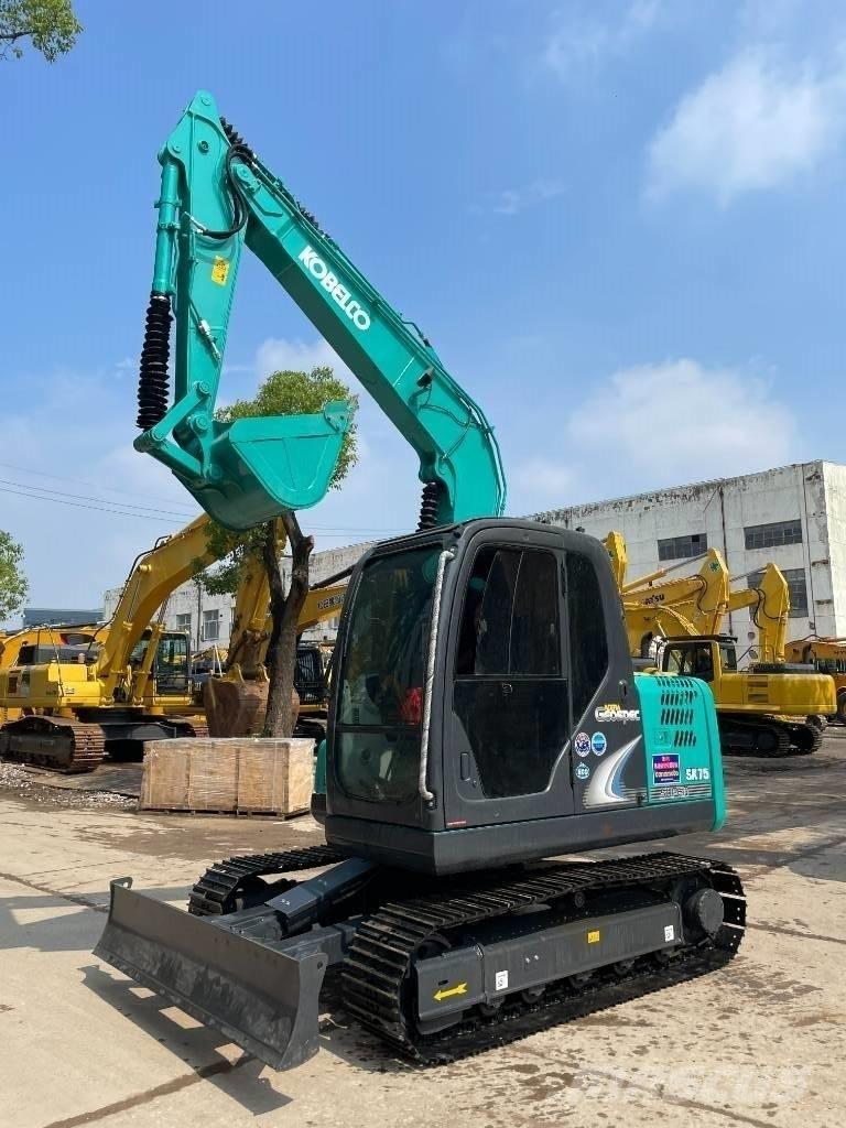 Kobelco SK 75 Mini ekskavatörler, 7 tona dek