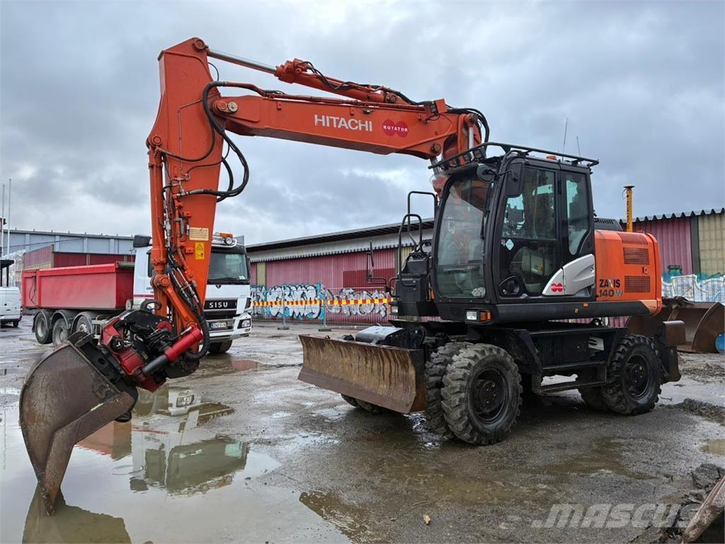Hitachi ZX140W Lastik tekerli ekskavatörler