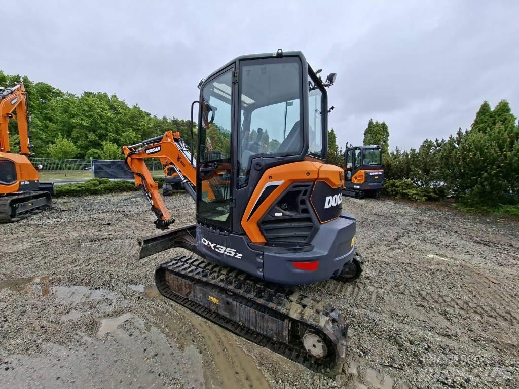 Doosan DX 35 Z Mini ekskavatörler, 7 tona dek