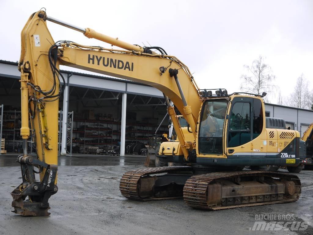 Hyundai R 220 LC-9A Paletli ekskavatörler