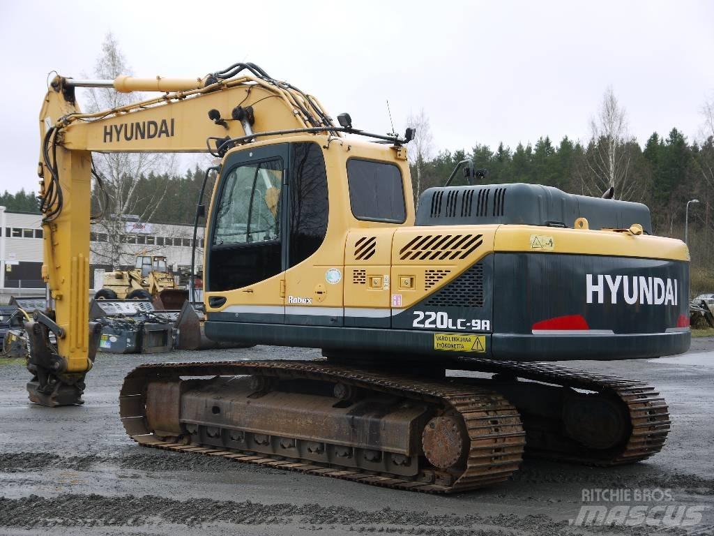 Hyundai R 220 LC-9A Paletli ekskavatörler