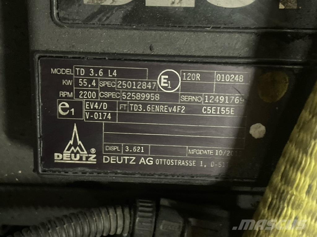 Deutz TD3.6L4 Motorlar