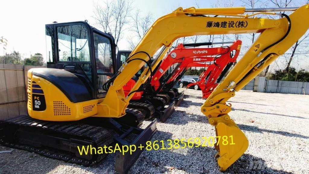 Komatsu PC 50 Mini ekskavatörler, 7 tona dek