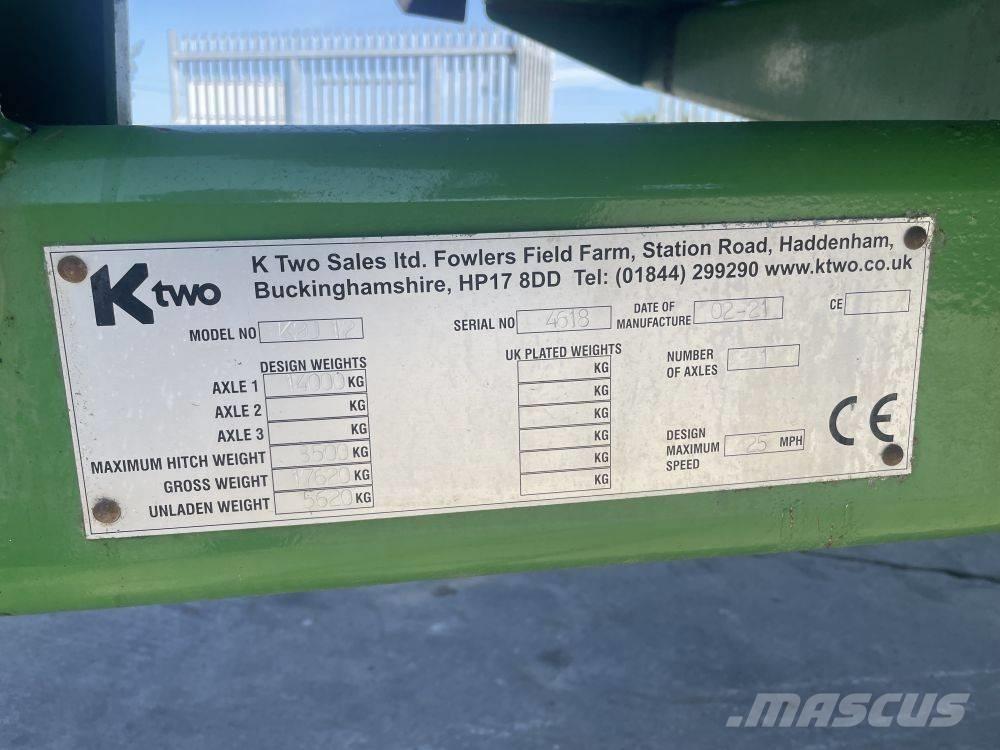 Ktwo Duo 1200 Gübre dagitma tankerleri