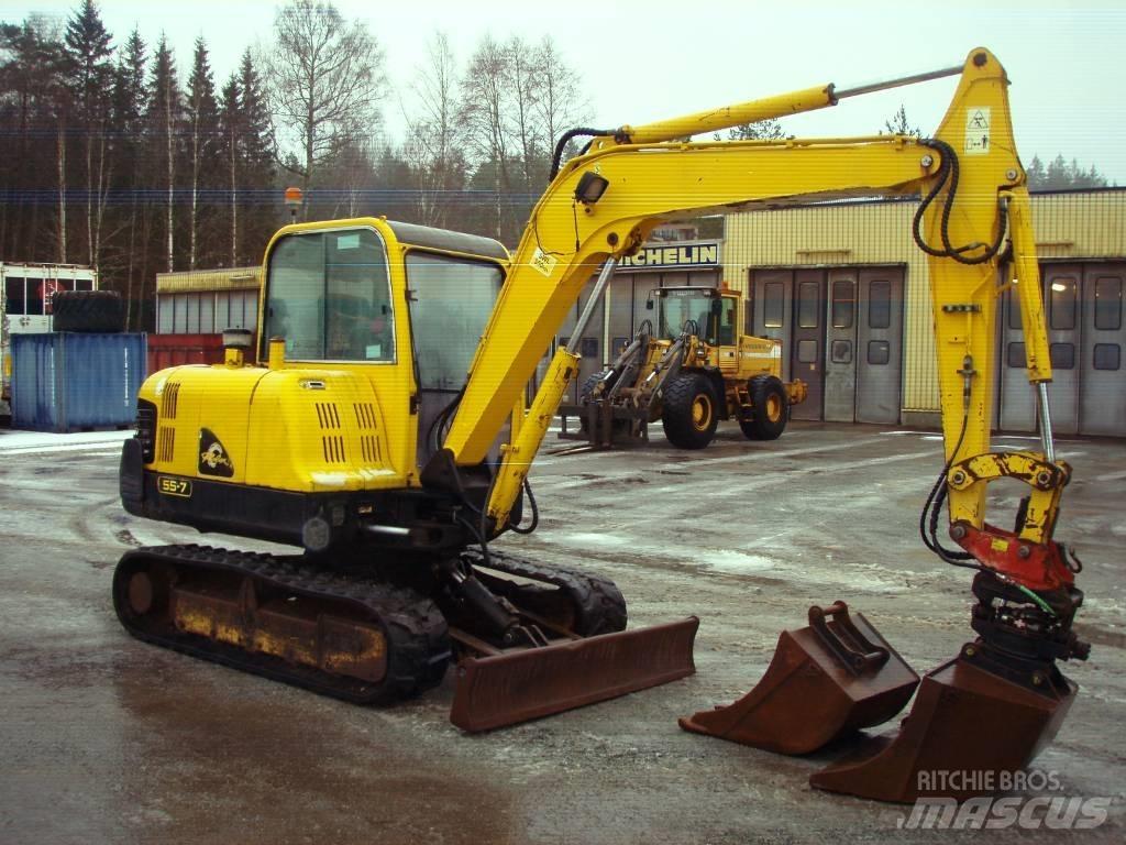 Hyundai Robex 55-7 Mini ekskavatörler, 7 tona dek