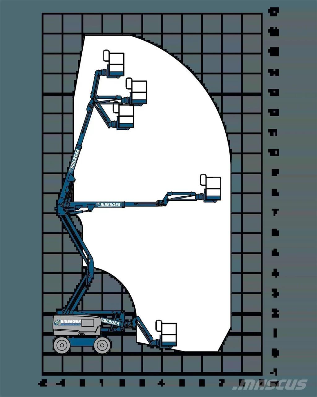 JLG E450AJ Körüklü personel platformları
