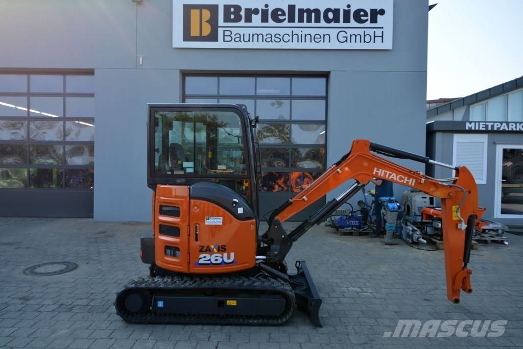 Hitachi ZX 26 U-6 Mini ekskavatörler, 7 tona dek
