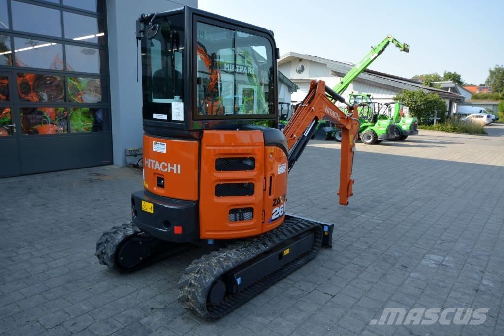 Hitachi ZX 26 U-6 Mini ekskavatörler, 7 tona dek