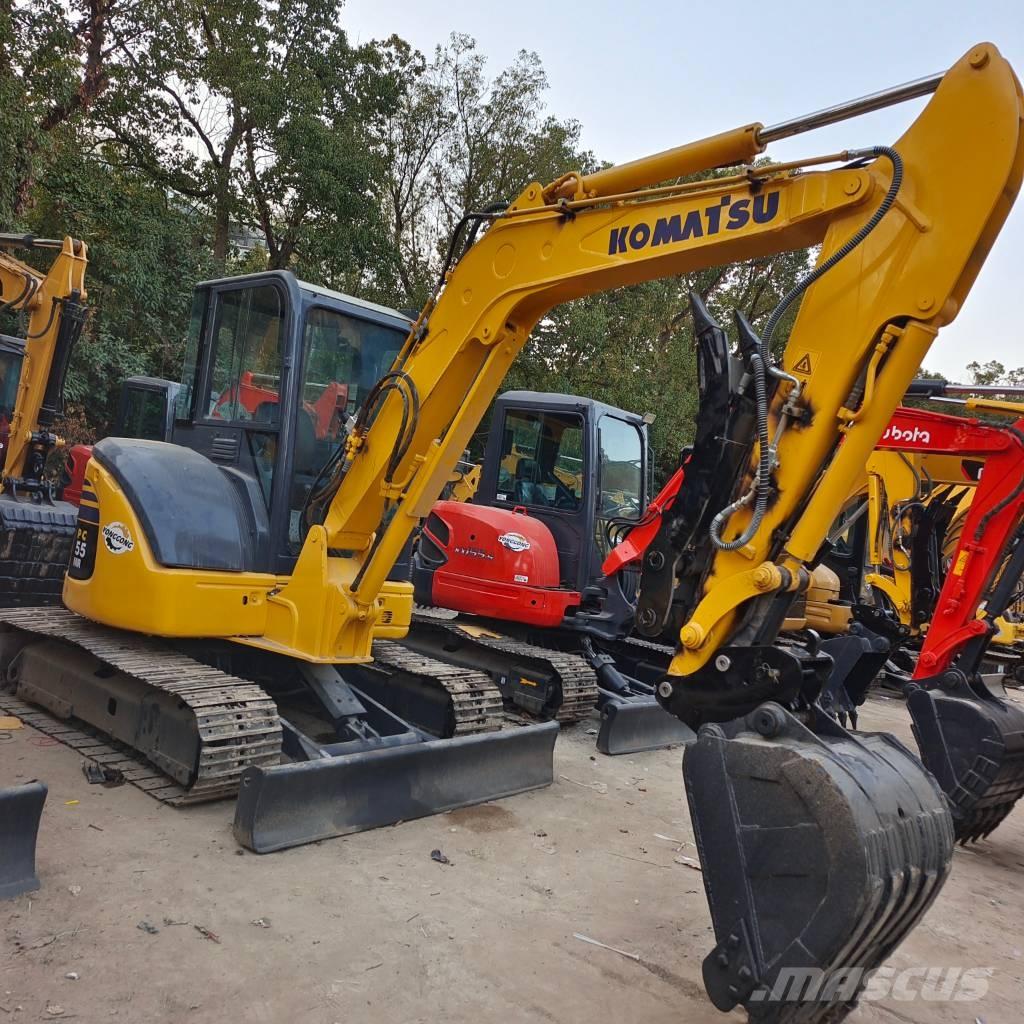 Komatsu PC 55 MR Mini ekskavatörler, 7 tona dek