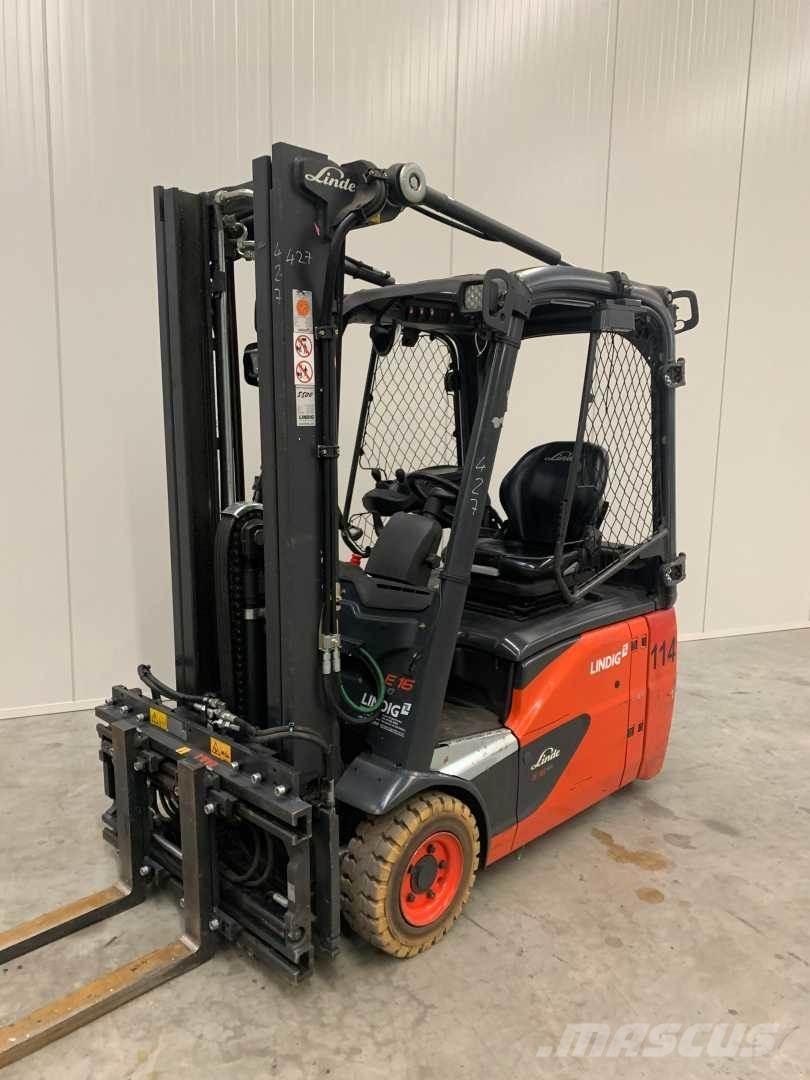 Linde E16 Elektrikli forkliftler