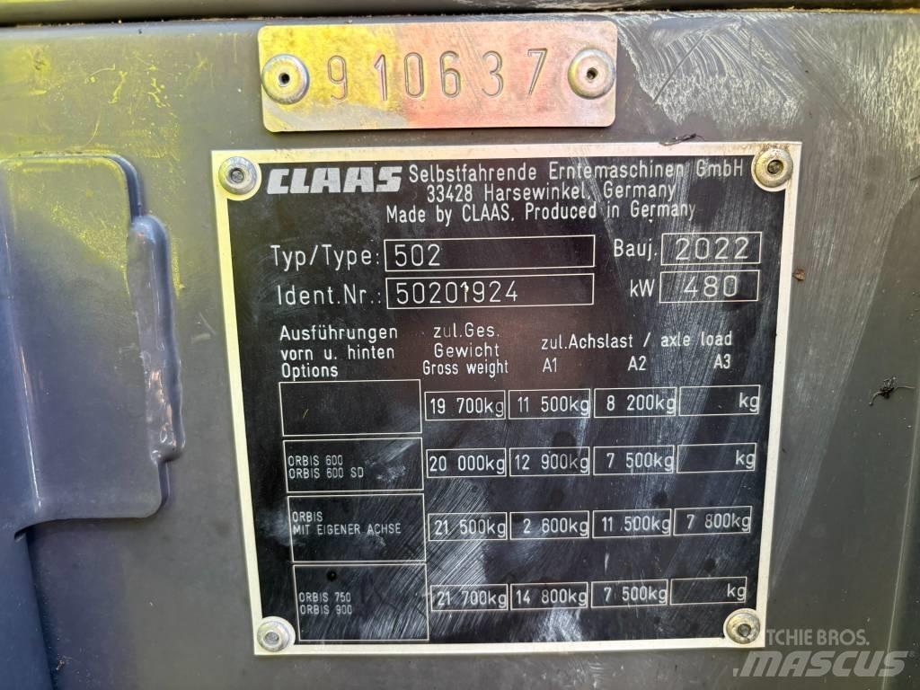 CLAAS Jaguar 960 4WD Kendi yürür silaj makinalari