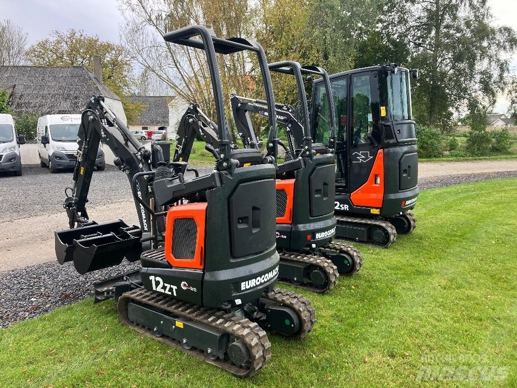 Eurocomach 12ZT Mini ekskavatörler, 7 tona dek