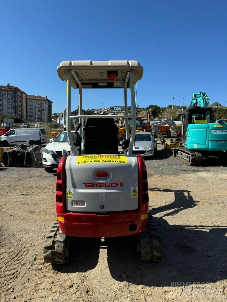Takeuchi TB216 Mini ekskavatörler, 7 tona dek