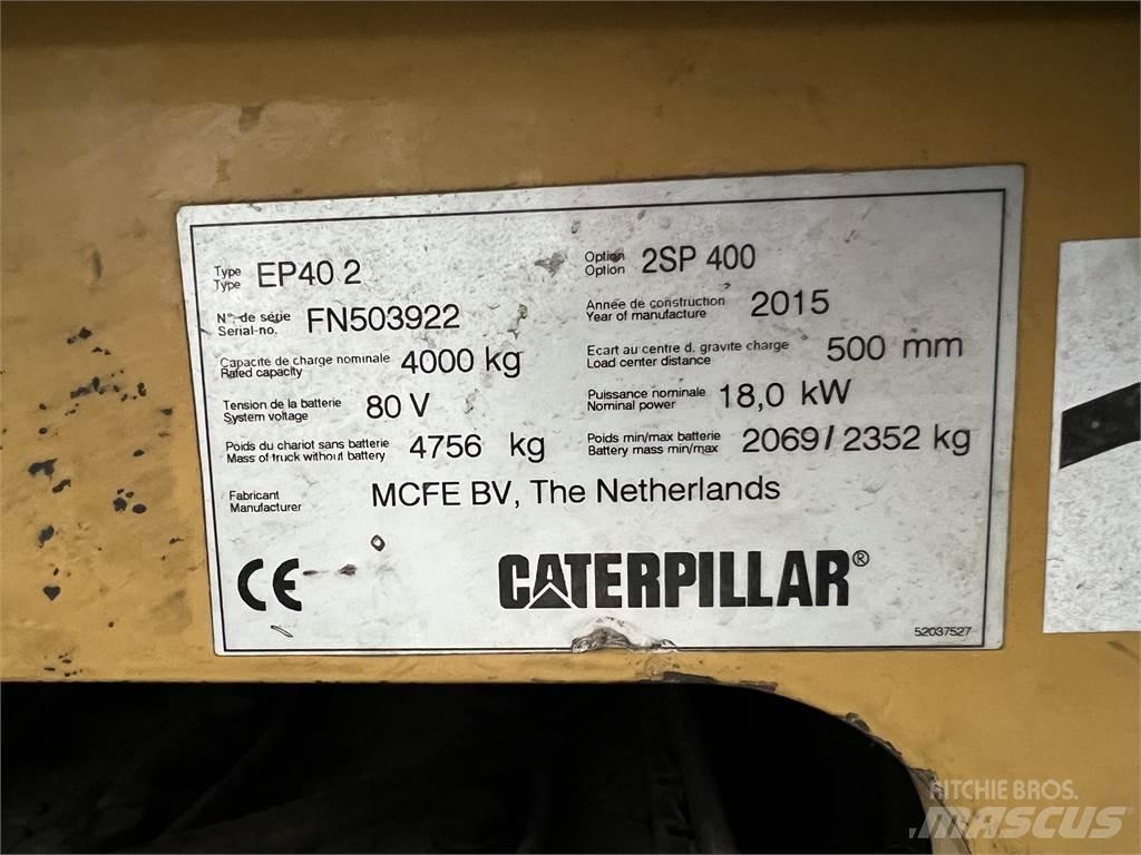 CAT erpillar EP40 Elektrikli forkliftler