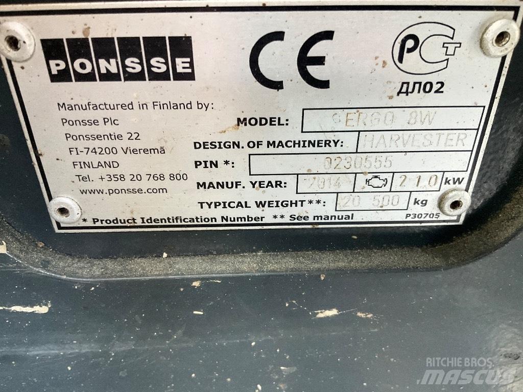 Ponsse Ergo 8W Biçerdöverler